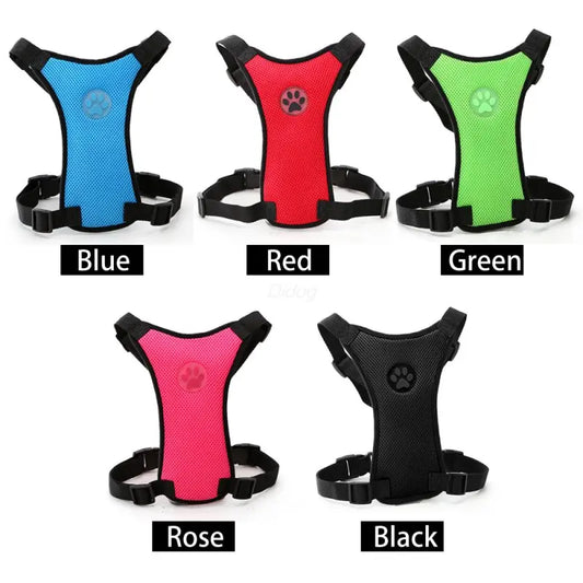 Breathable mesh chest straps