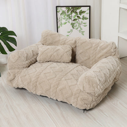 PawRelax Plush Bed - Soft, Secure & Anxiety-Reducing