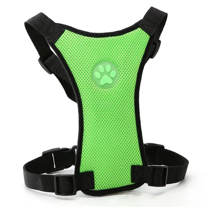 Breathable mesh chest straps