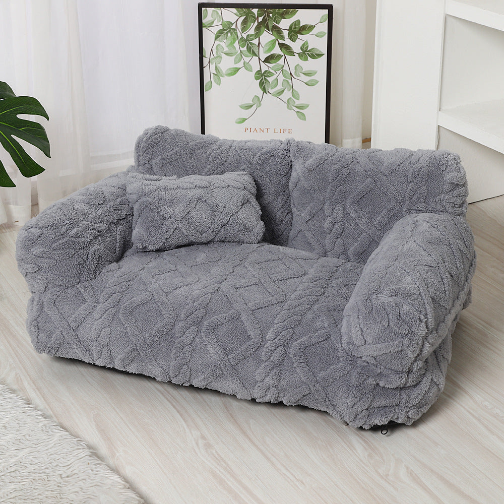PawRelax Plush Bed - Soft, Secure & Anxiety-Reducing