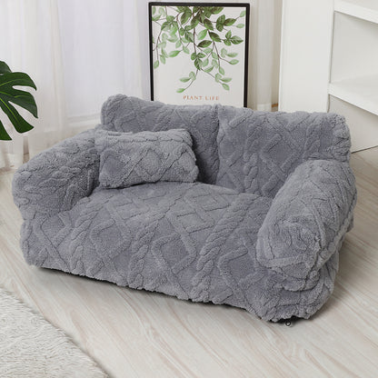 PawRelax Plush Bed - Soft, Secure & Anxiety-Reducing