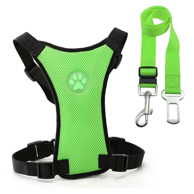 Breathable mesh chest straps