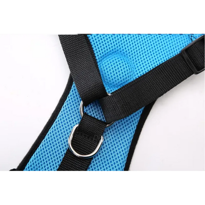 Breathable mesh chest straps