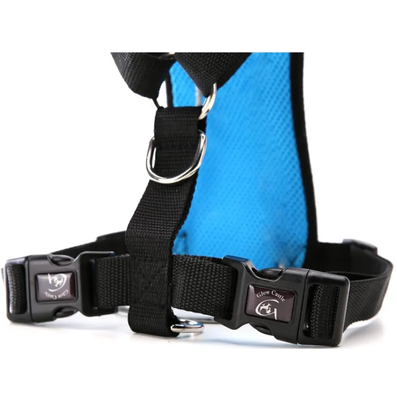 Breathable mesh chest straps