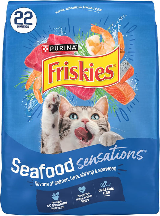 Friskies Purina Seafood Sensations, 22lb Bag