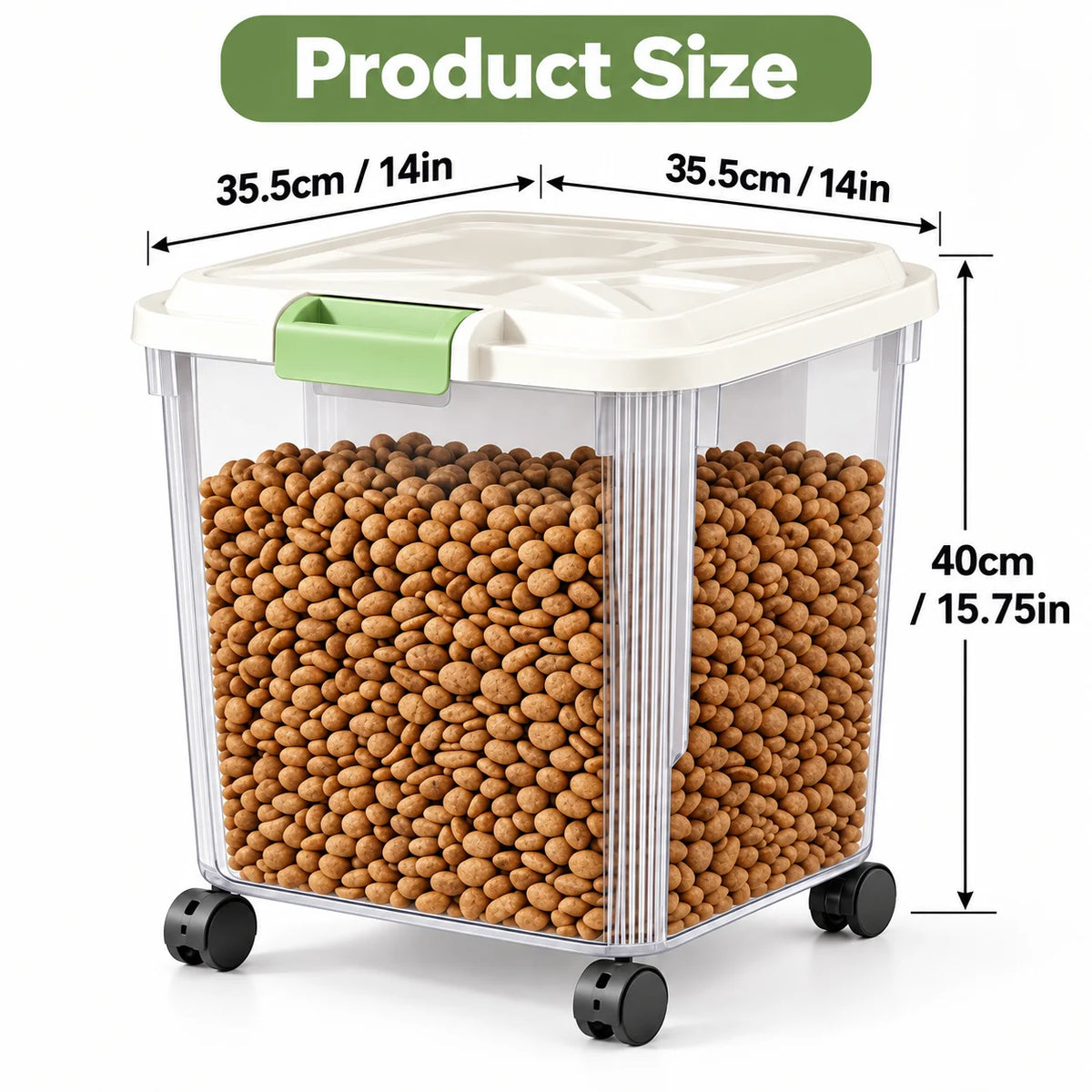 25KG Large Capacity Pet Food Storage