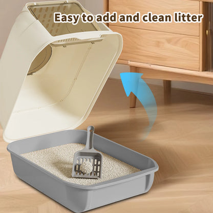 Double Door Cat Litter Box