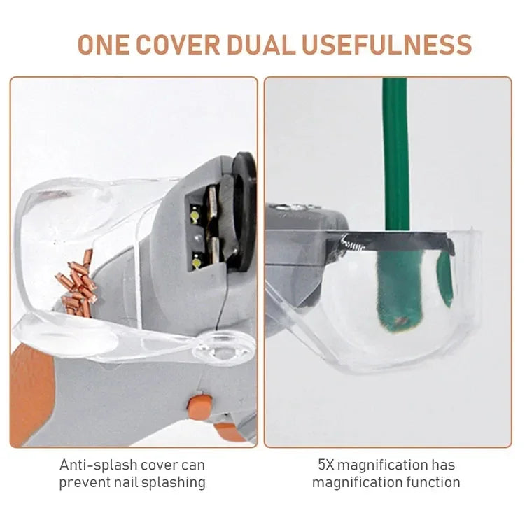 Pet Nail Clipper with LED Light and Magnifier