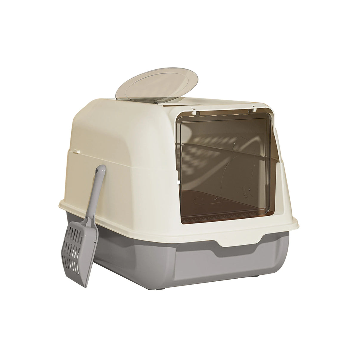 Double Door Cat Litter Box