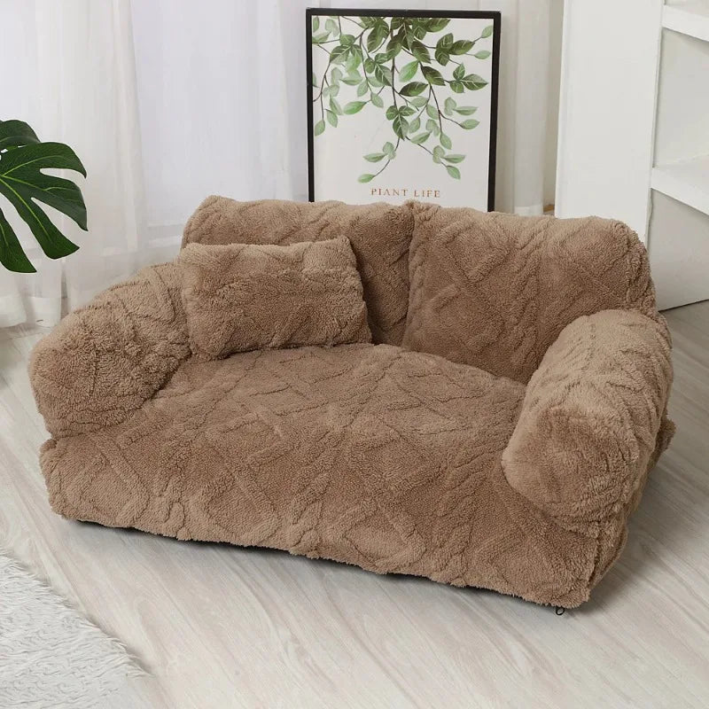 PawRelax Plush Bed - Soft, Secure & Anxiety-Reducing