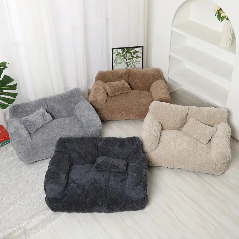 PawRelax Plush Bed - Soft, Secure & Anxiety-Reducing