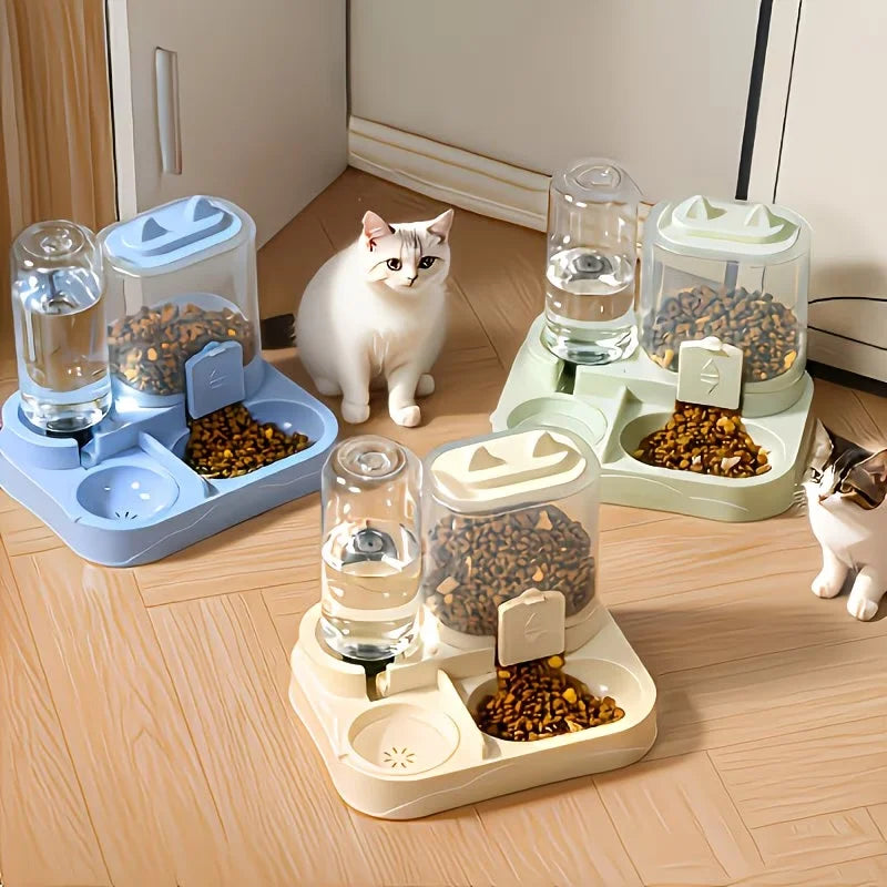 2-in-1 Large Feeder & Water Dispenser