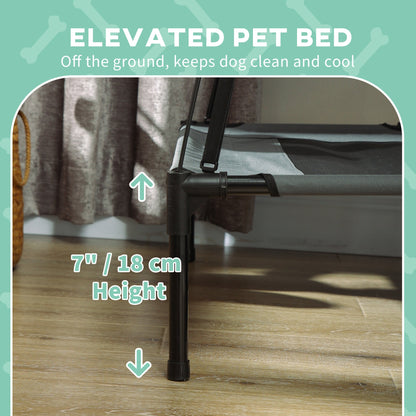 Elevated Dog Bed with Removable Canopy,30 inch